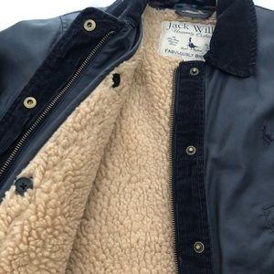 Jack Wills waxed cotton jacket.